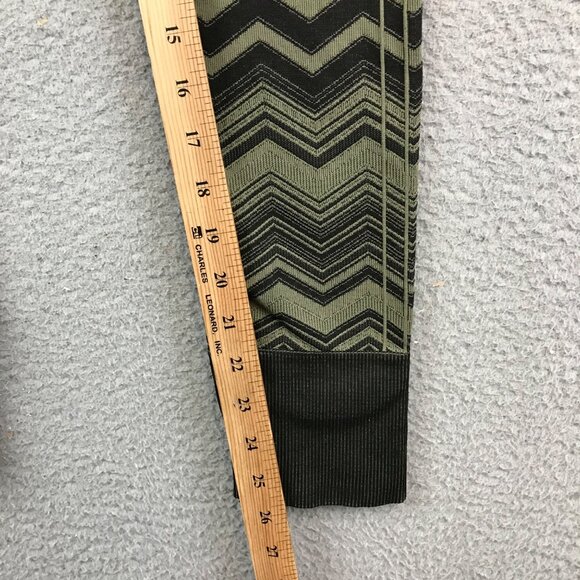 Lululemon Ebb To Street Pant Heathered Fatigue Green Chevron Legging Size waist - Picture 7 of 8